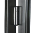 Pemberly Row 5 Panels Alumium Folding Door - Black Folded Out From Left To Right