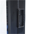 Pemberly Row 5 Panels Alumium Folding Door - Black Folded Out From Left To Right