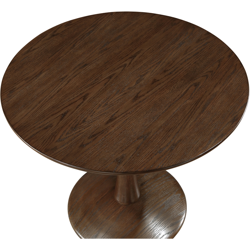 Pemberly Row Contemporary Transitional Brown Finish Dining Table