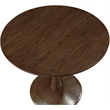 Pemberly Row Contemporary Transitional Brown Finish Dining Table