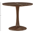 Pemberly Row Contemporary Transitional Brown Finish Dining Table