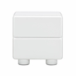 Pemberly Row Contemporary Transitional White Finish Nightstand