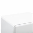 Pemberly Row Contemporary Transitional White Finish Nightstand