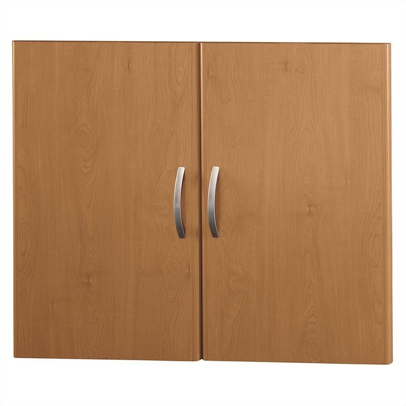 Pemberly Row Modern 2 Door Kit in Natural Cherry - Engineered Wood