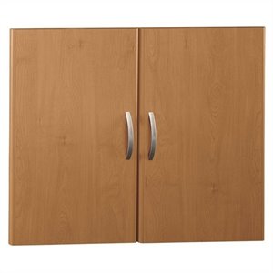 Pemberly Row Modern 2 Door Kit in Natural Cherry - Engineered Wood