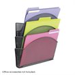 Pemberly Row Modern Magnetic Mesh Triple File Pocket (Set of 3)