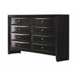 Pemberly Row 4-Piece Wood Queen Storage Bedroom Set in Black