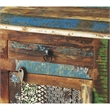 Pemberly Row Contemporary Rustic Wood Accent Chest Multi-Color