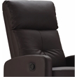Pemberly Row Modern / Contemporary Leather Recliner Chair Dark Brown