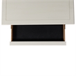 Pemberly Row Contemporary Wood 6 Spacious Drawers Chest in Off White
