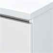 Pemberly Row Contemporary Transitional Side Table White Finish