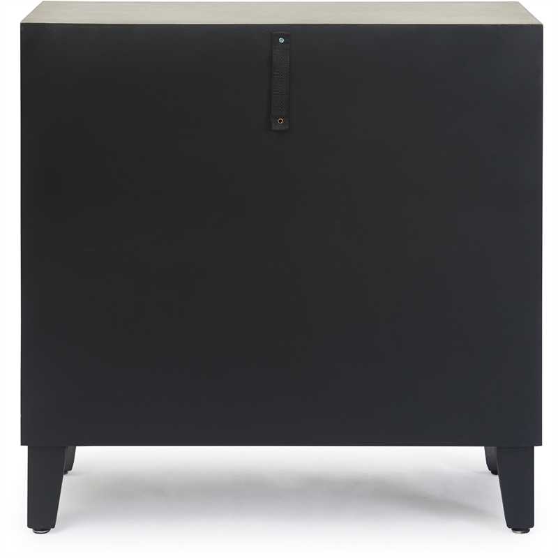 Pemberly Row Contemporary Bar Cabinet with Wine Storage Gray