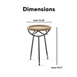 Pemberly Row Modern / Contemporary Wooden Side Table Light Beige