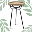 Pemberly Row Modern / Contemporary Wooden Side Table Light Beige