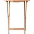 Pemberly Row Transitional Solid Wood Snack Table in Natural (Set of 2)
