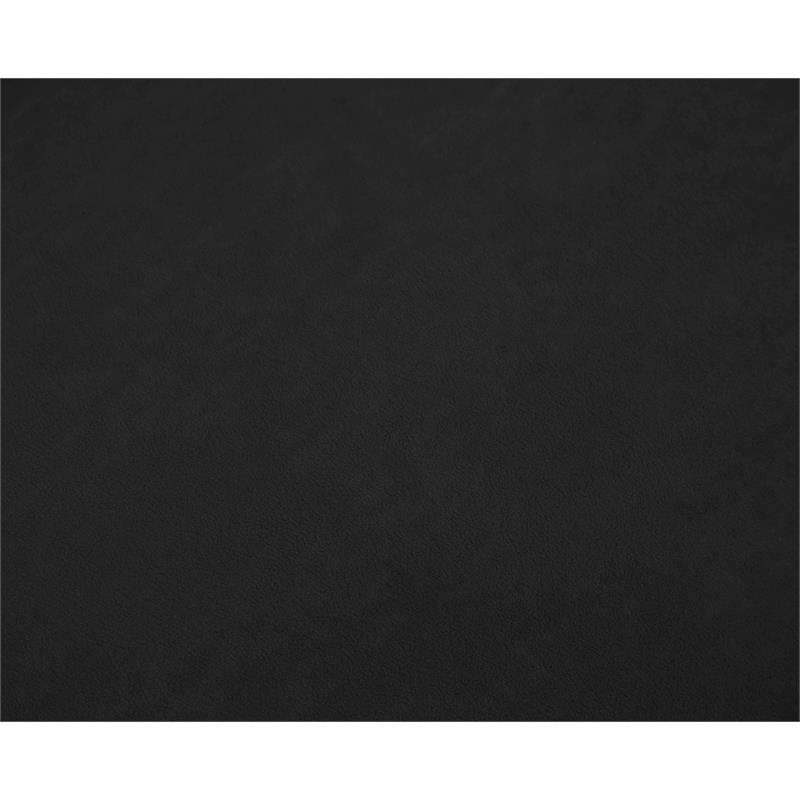 Pemberly Row Contemporary Standard Black Velvet Modular Ottoman
