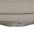 Pemberly Row Modern Traditional Wood Accent Ottoman in Natural