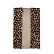 Pemberly Row Giraffe Brown Polyester Microfiber 50 In x 60 In Fur in Brown