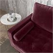 Pemberly Row Modern / Contemporary Velvet Living Room Sofa In Rosy