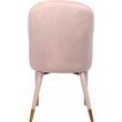 Pemberly Row Contemporary Pink Velvet Dining Chair (Set of 2)