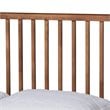 Pemberly Row Walnut Brown Finished Wood Full Size Platform Bed