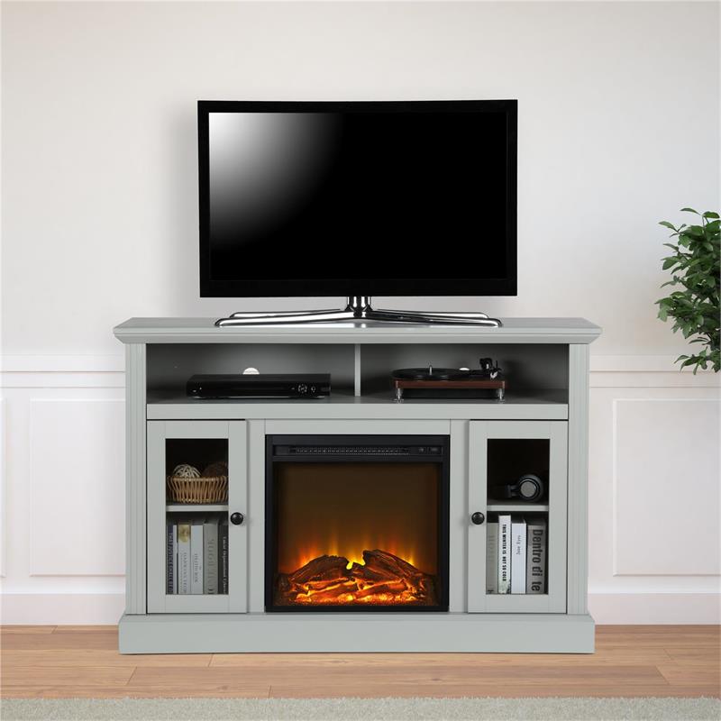 Pemberly Row Electric Fireplace TV Console for TVs up to a 50