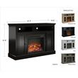 Pemberly Row Electric Fireplace TV Console for TVs up to a 50