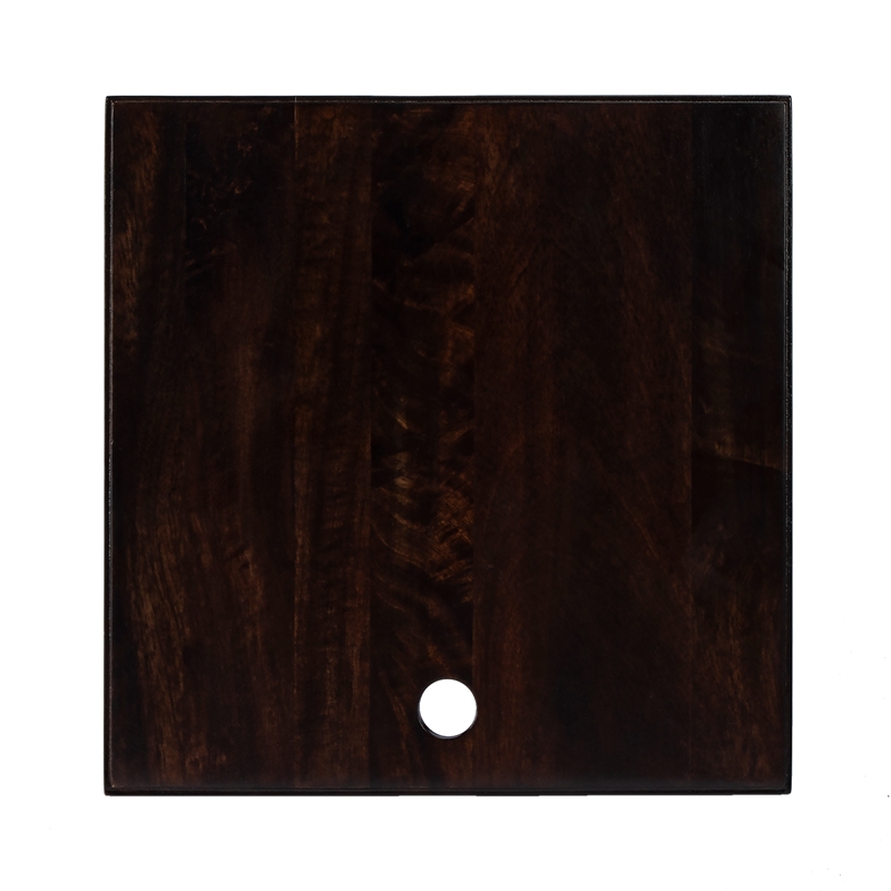 Pemberly Row Modern / Contemporary Coffee Mango Wood Folding Table