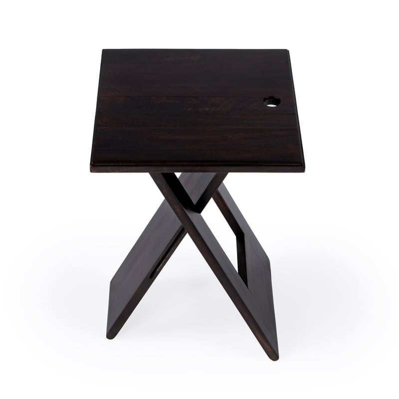 Pemberly Row Modern / Contemporary Coffee Mango Wood Folding Table