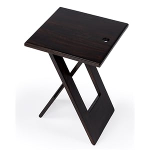 Pemberly Row Modern / Contemporary Coffee Mango Wood Folding Table