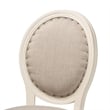 Pemberly Row Gray and White Finished Wood 2-Piece Dining Chair Set