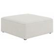 Pemberly Row Contemporary Cream Durable Linen Modular Component
