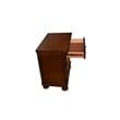 Pemberly Row Queen 5 Pc Storage Bedroom Set made with Wood in Dark Walnut