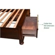 Pemberly Row Queen 5 Pc Storage Bedroom Set made with Wood in Dark Walnut