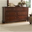 Pemberly Row Queen 5 Pc Storage Bedroom Set made with Wood in Dark Walnut