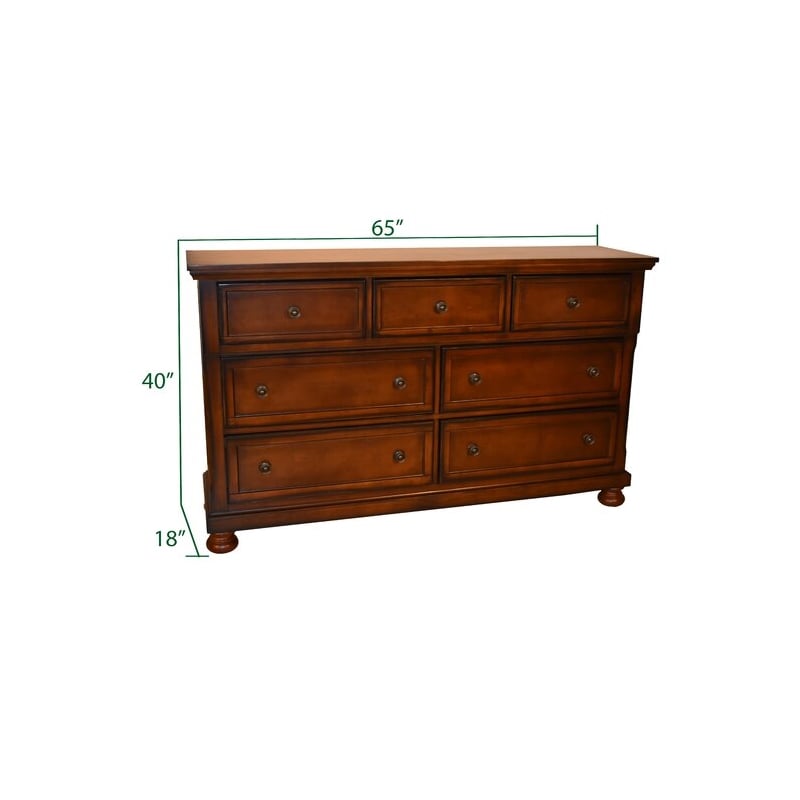Pemberly Row Queen 5 Pc Storage Bedroom Set made with Wood in Dark Walnut