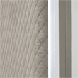 Pemberly Row Contemporary Eastern King Panel Bed in Cloud White