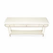 Pemberly Row Modern / Contemporary 3 Drawer Console Table in Ivory