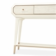 Pemberly Row Modern / Contemporary 3 Drawer Console Table in Ivory
