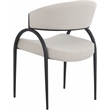 Pemberly Row Modern / Contemporary Beige Dining Chair (Set of 2)