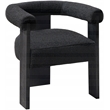 Pemberly Row Contemporary Transitional Black Finish Dining Chair