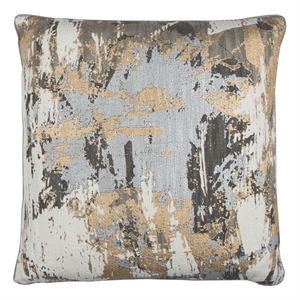 Pemberly Row Modern 20&quot x 20&quot Cotton Pillow Cover in Multi-Color