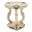 Pemberly Row Modern / Contemporary Wood Chairside End Table - Ivory