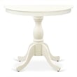 Pemberly Row - Dining Table - Linen White Top & Linen White Pedestal Leg Finish