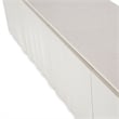 Pemberly Row Modern / Contemporary Media Cabinet - Creamy Pearl