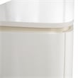 Pemberly Row Modern / Contemporary Media Cabinet - Creamy Pearl