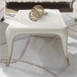 Pemberly Row Modern Rectangular Cocktail Table - Creamy Pearl