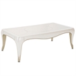 Pemberly Row Modern Rectangular Cocktail Table - Creamy Pearl