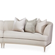 Pemberly Row Modern / Contemporary 3-Piece Sofa - Pearl/Chardonnay