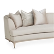Pemberly Row Modern / Contemporary 3-Piece Sofa - Pearl/Chardonnay